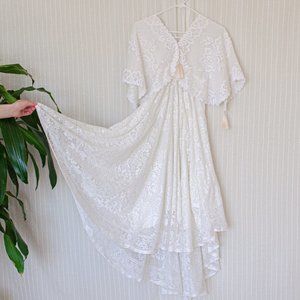 Hand made Girl Boho Lace dress for photo session